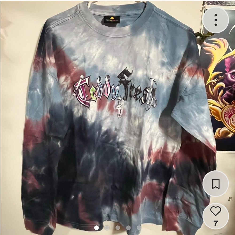 Teddy Fresh Sky Blue Long Sleeve Tee
